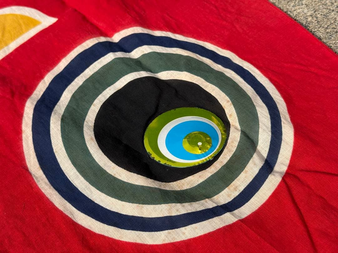 古布 木綿 鯉のぼり 赤 2点 4m 2.7m こいのぼりリメイク素材