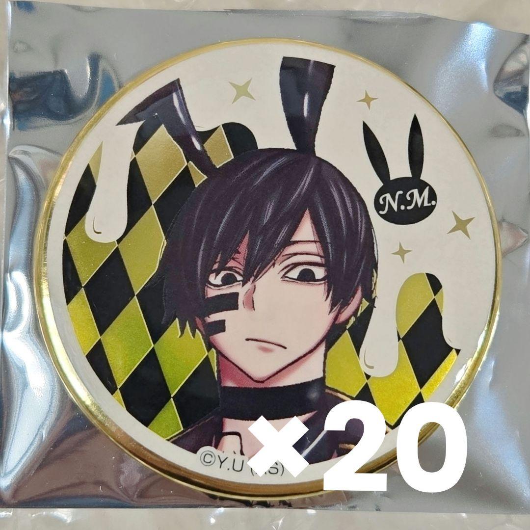 桃源暗鬼 イラスト缶バッジ バニーver. 無陀野無人 8個セット 新品