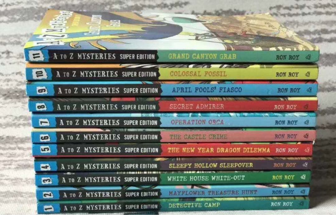 春休みセールA-z mysteries,cam jansen4セット