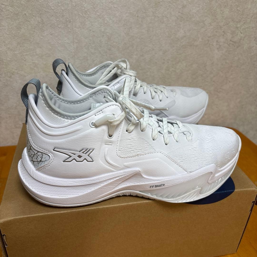 シューズ(男性用) NOVA SURGE LOW2 asics 26.5 US8.5 white ASICS アシックス NOVA SURGE LOW 2 （ホワイト/ピュアシルバー