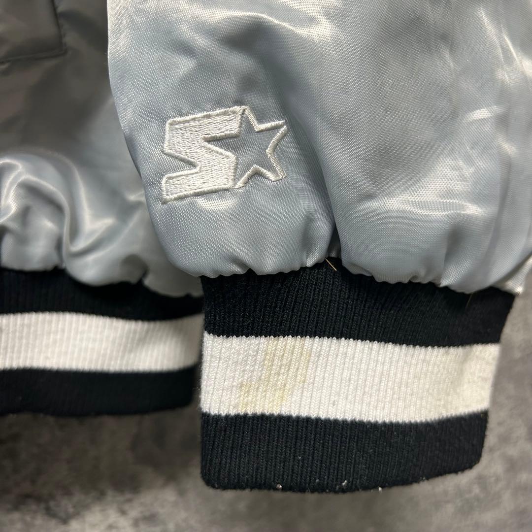 90s スターター NFL レイダース スタジャン XXL シルバー 長瀬智也