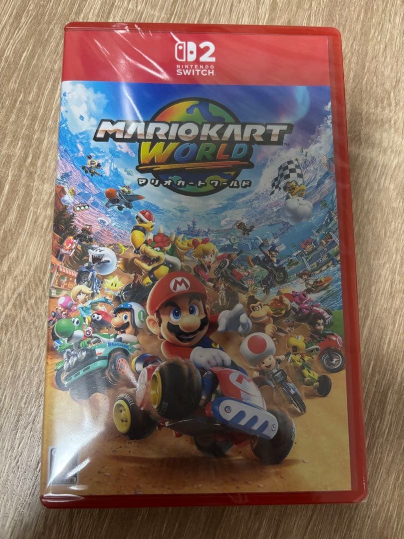シュリンク付き 新品未開封】マリオカートワールドswitch ソフト