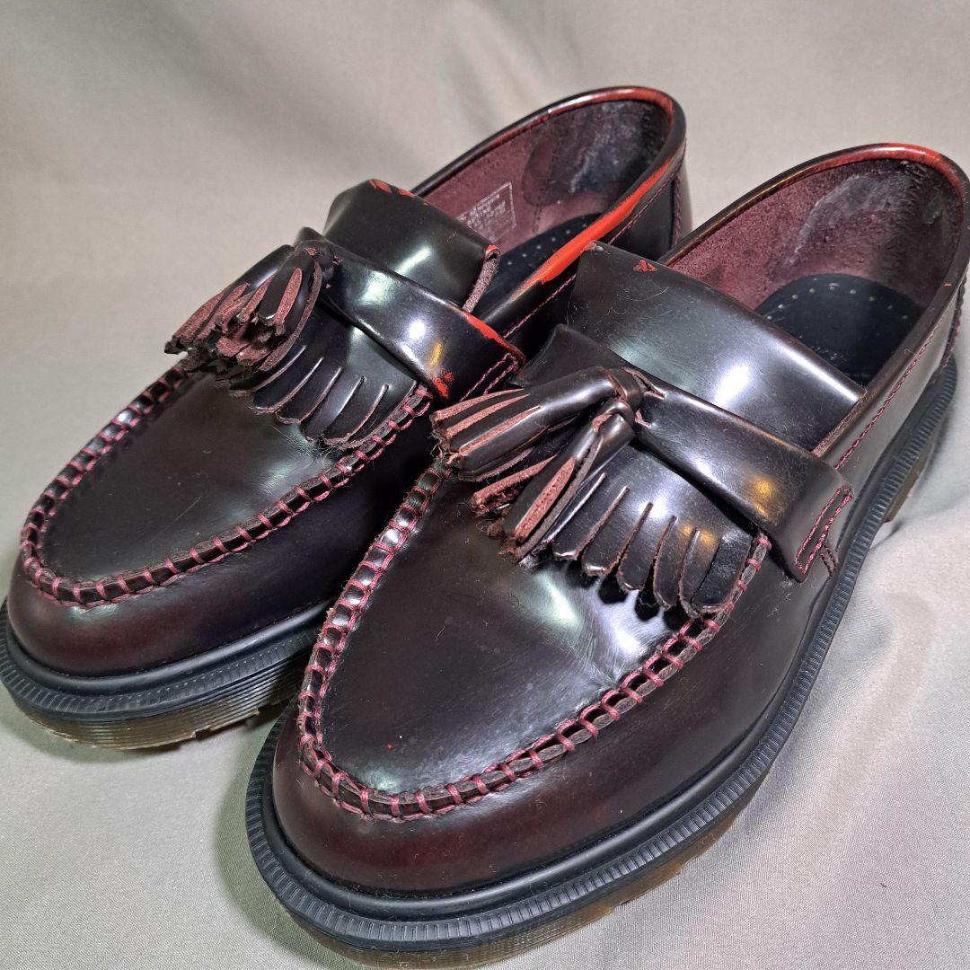 ドクターマーチン　ADRIAN　タッセルローファー 　チェリーレッド Dr.Martens - 衰えない人気のドクターマーチンの定番タッセル