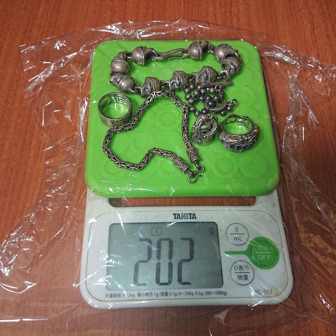 メンズシルバー アクセサリー202gまとめ DEFi（デフィー）- 福岡のシルバーアクセサリー・通販