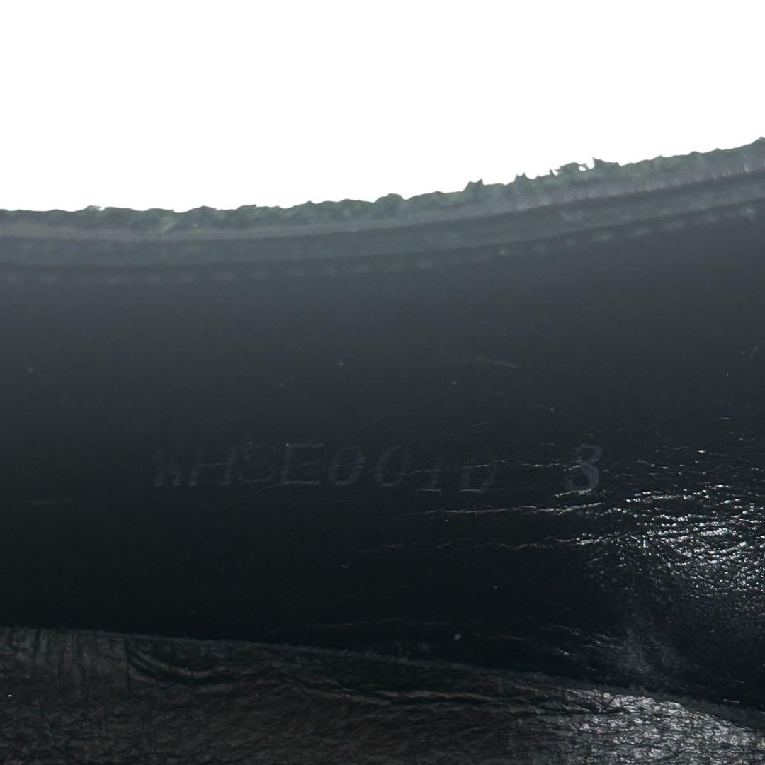 極美品 WH シボ革プレーントゥシューズ　ブラック ビブラムソール 26.5cm