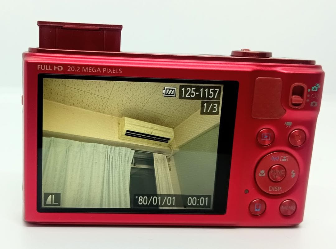 Canon PowerShot SX610HSRed 20.2MP 充電器付き