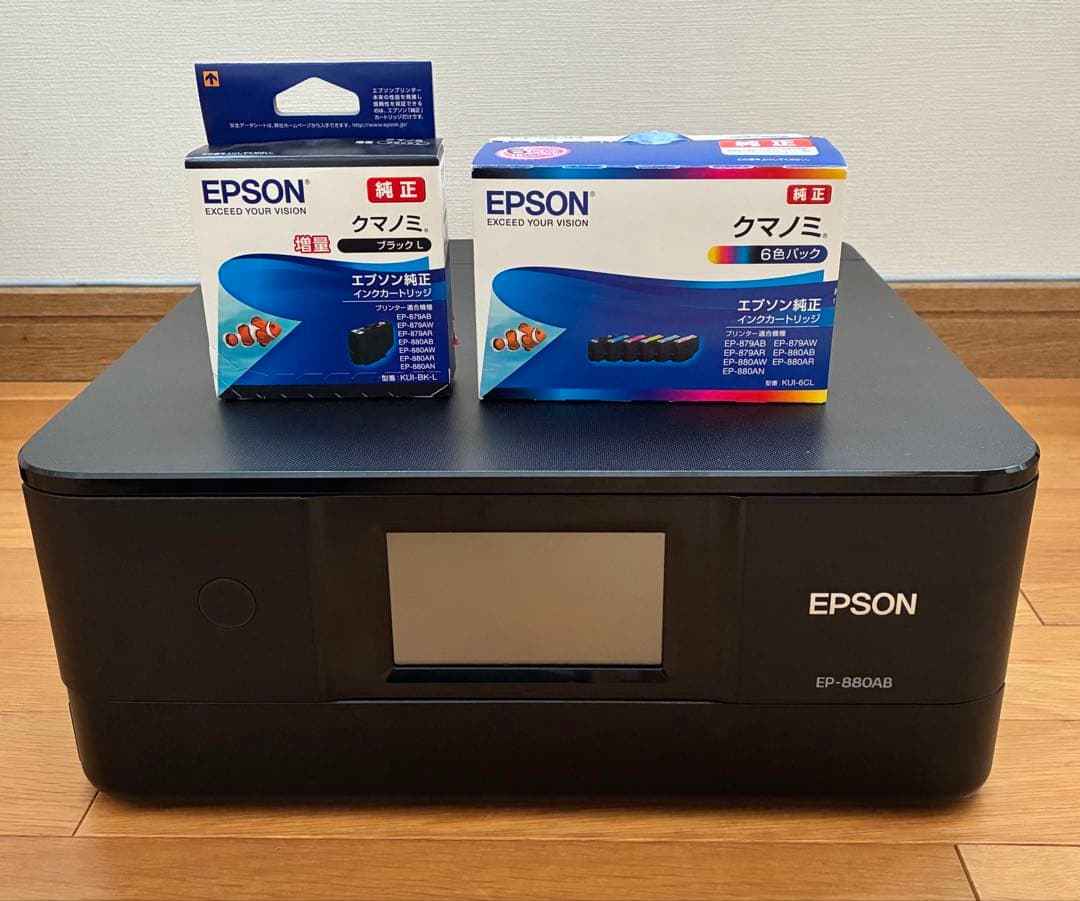EPSON EP-880AB プリンター 本体　インク2種セット エプソン EP-880ABのインク交換は何が正解？ ｜ 詰め替えインクのエコッテ