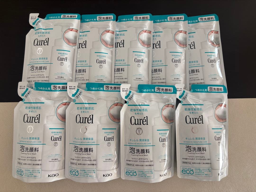Curél 泡洗顔料 詰め替え130ml 9個セット Curel（キュレル） 泡洗顔料 詰め替え 130mL 花王 敏感肌 - アスクル