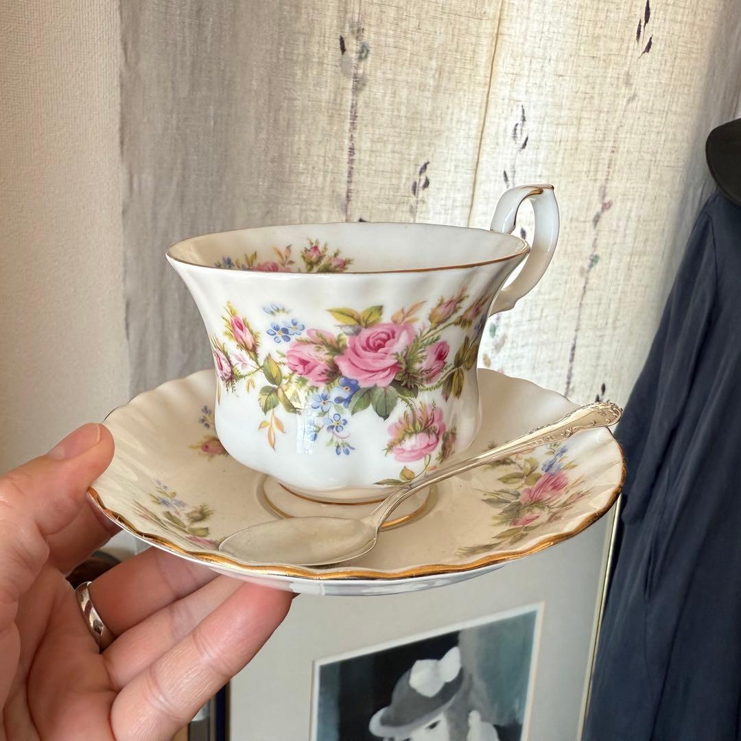 銀製スプーン6本セット　クラシックなロカイユ柄　78.8g