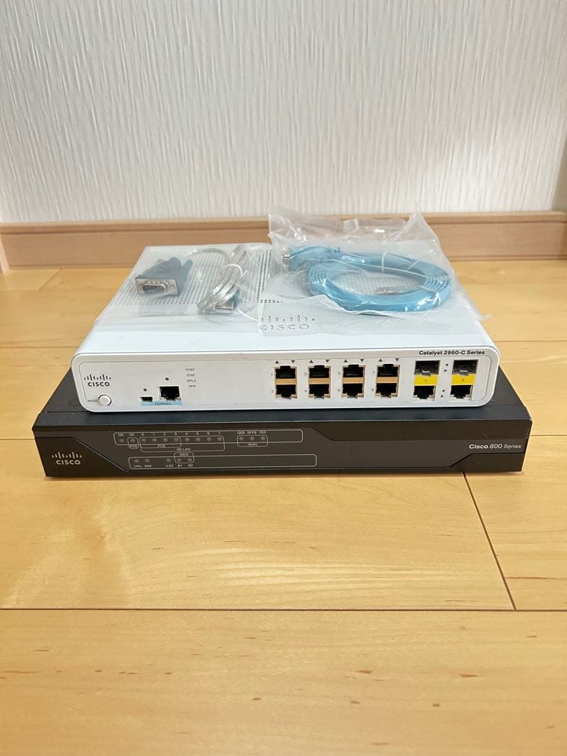 【CCNA、CCNP】静音セット 2台セットCisco 891FJ、2960 CCNA、CCNP】静音セット 2台セットCisco 891FJ、2960 - メルカリ