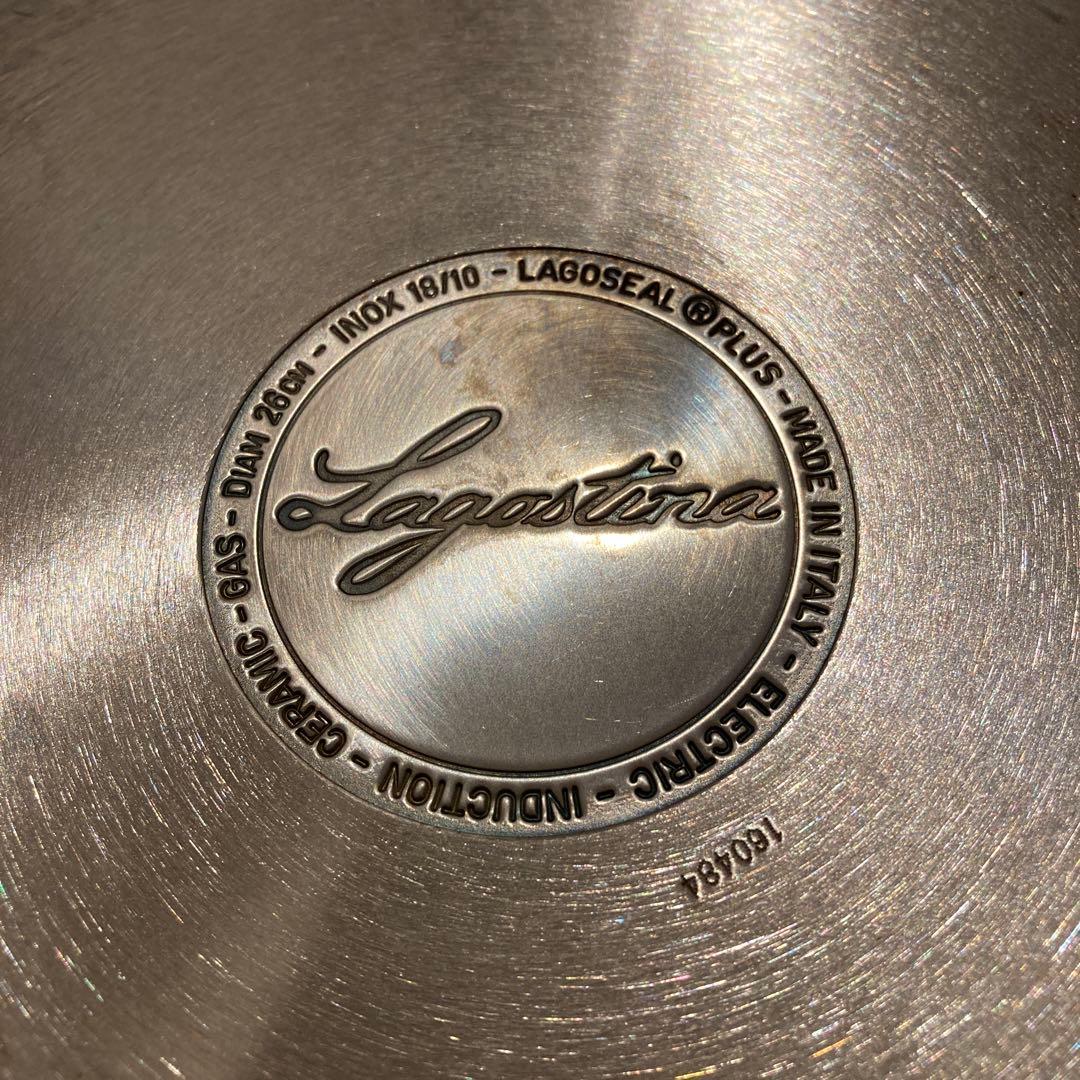 Lagostinaラゴスティーナ フライパン 26cmステンレス IH ガス - メルカリ