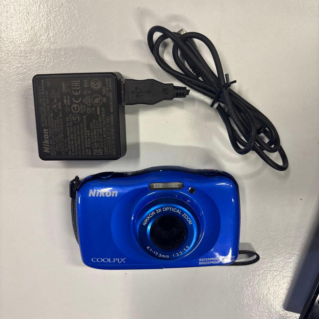 COOLPIX W100 コンパクトデジタルカメラ　動作確認済み COOLPIX W ニコン コンデジ Nikon W100 ピンク 中古 Wi-Fi