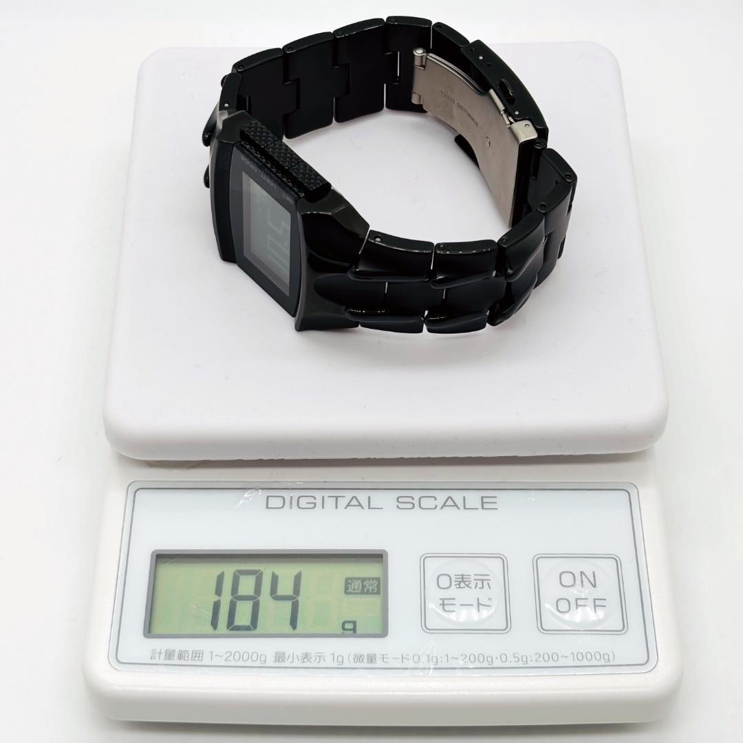 入手困難】ディーゼル DZ2156 腕時計 ブラック 電波時計 【1-D-①