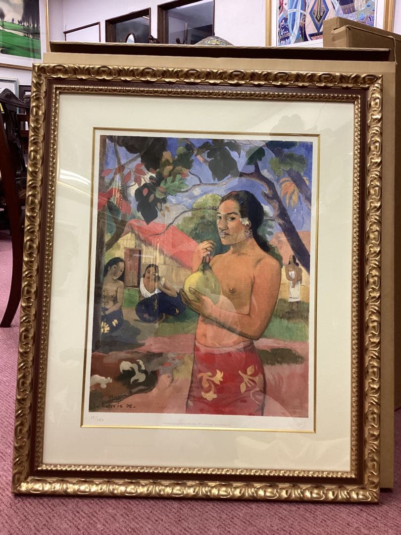 ポール、ゴーギャン限定版画 Mata Mua (In Olden Times) ポール・ゴーギャン Paul Gauguin 手描き