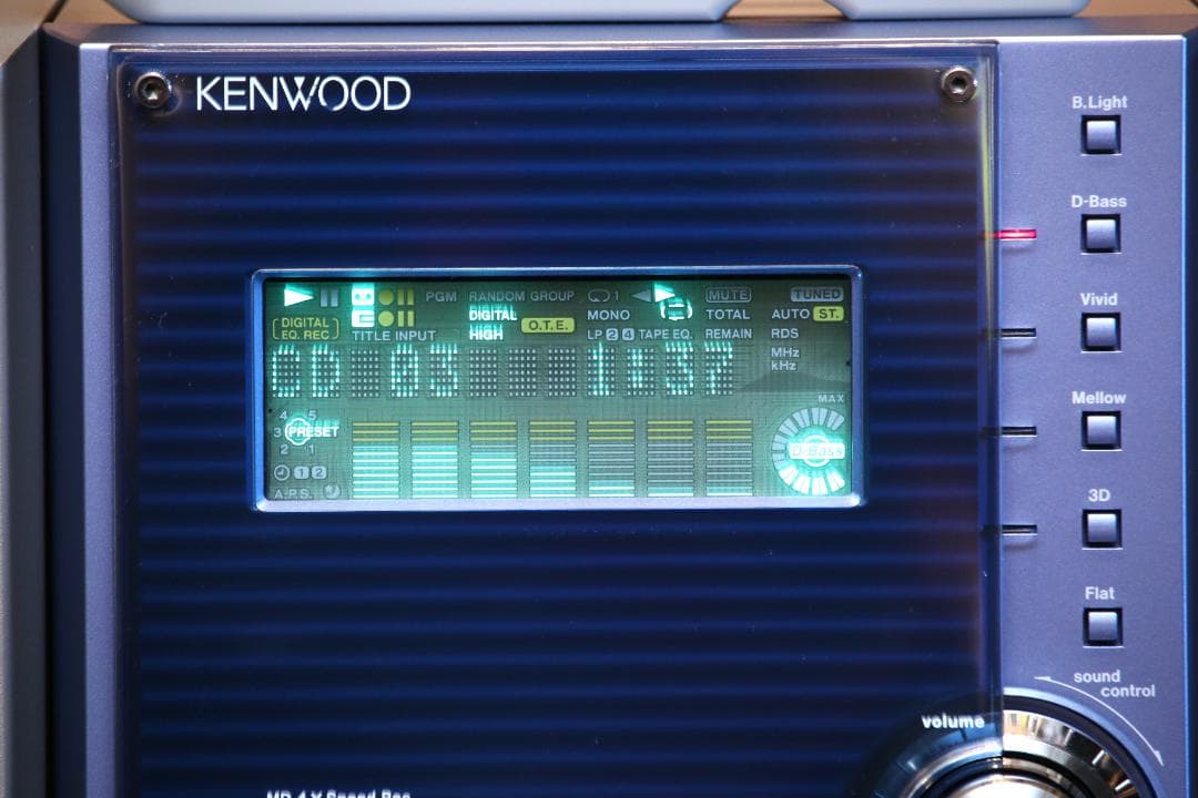 KENWOOD SL3MD CD/MD/TUNER/TAPE コンポ 完動品 - メルカリ
