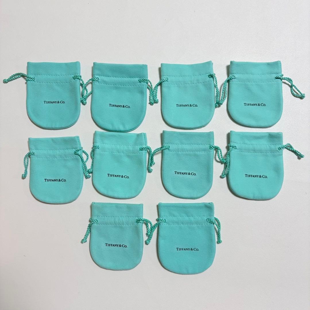 未使用品 ティファニー 巾着袋 保存袋 10枚セット アクセサリーケース