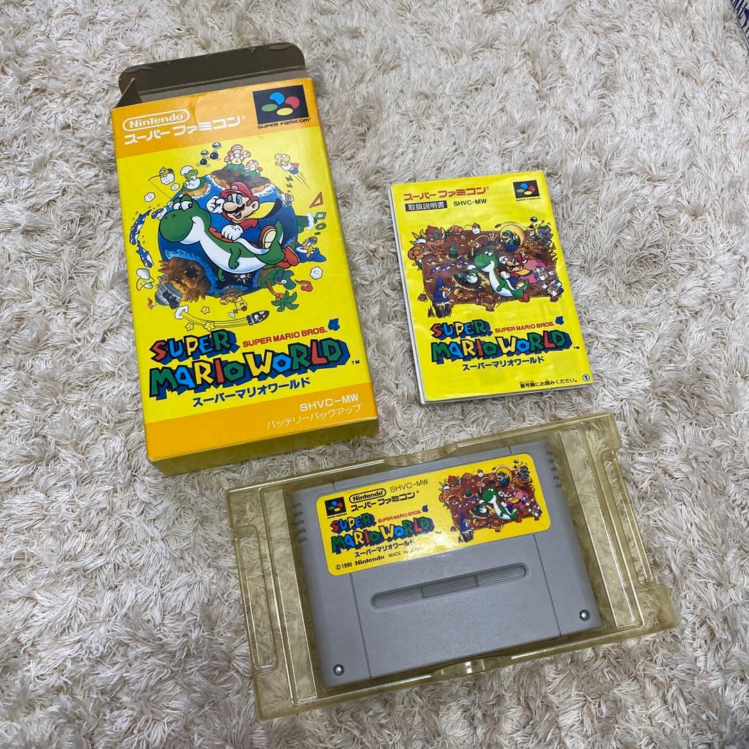 動作確認済み】スーパーファミコン スーパーマリオワールド - メルカリ