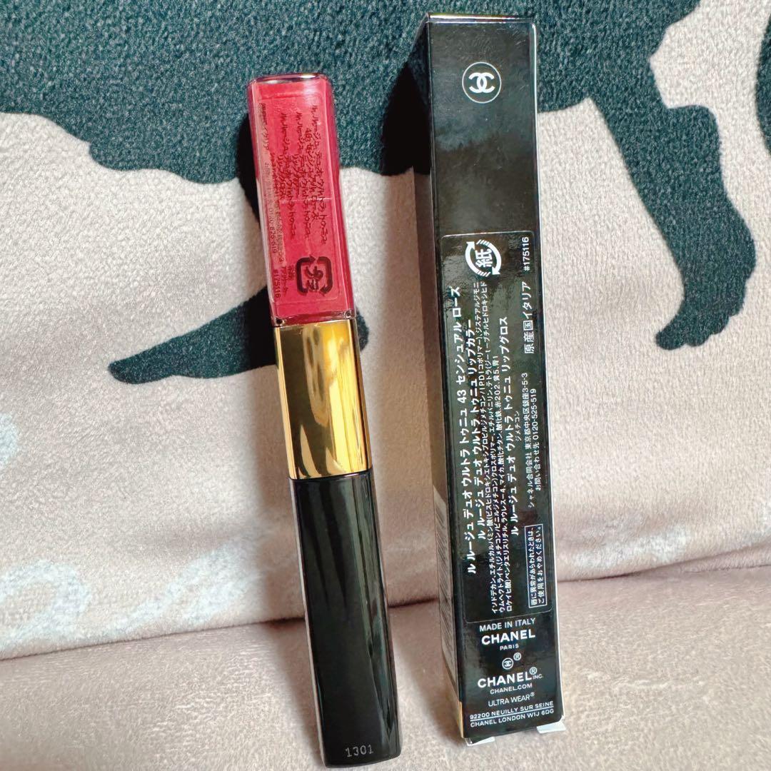 CHANEL ル ルージュ デュオ ウルトラ トゥニュ 43 センシュアルローズ