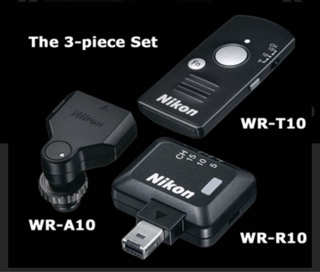 Nikon WR-R10 WR-A10 ワイヤレスリモコンセット Nikon WR-R10 Camera Wireless Remote Controller Set for sale online