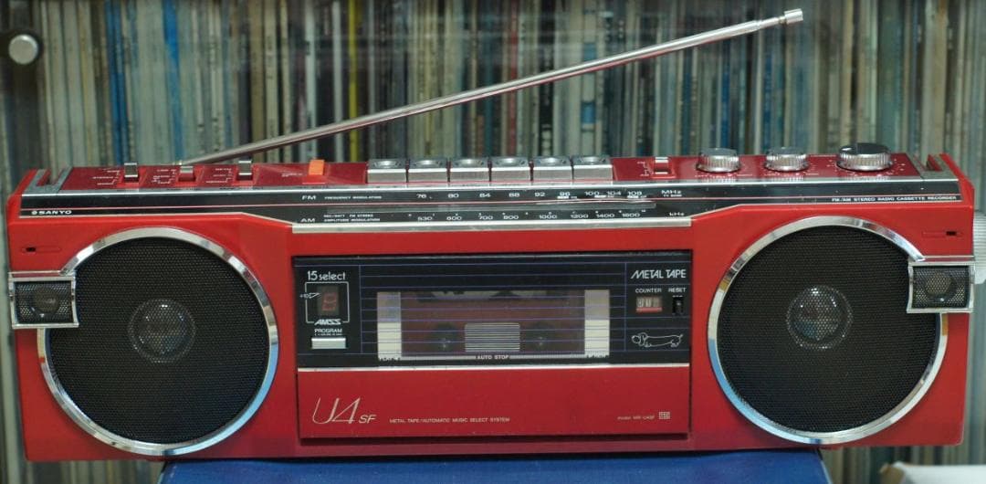 ★☆SANYO ラジカセ / MR-U4SF☆★ Amazon.co.jp: SANYO MR-U4SF B カラー レマンブルー FM/AM ステレオ