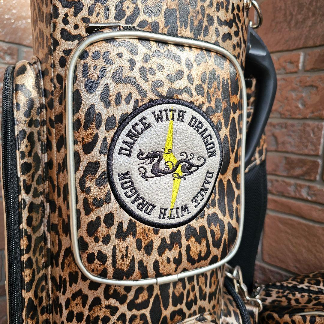 ダンスウィズドラゴン】チビドラ×ワッペン多数 レオパード8.5型