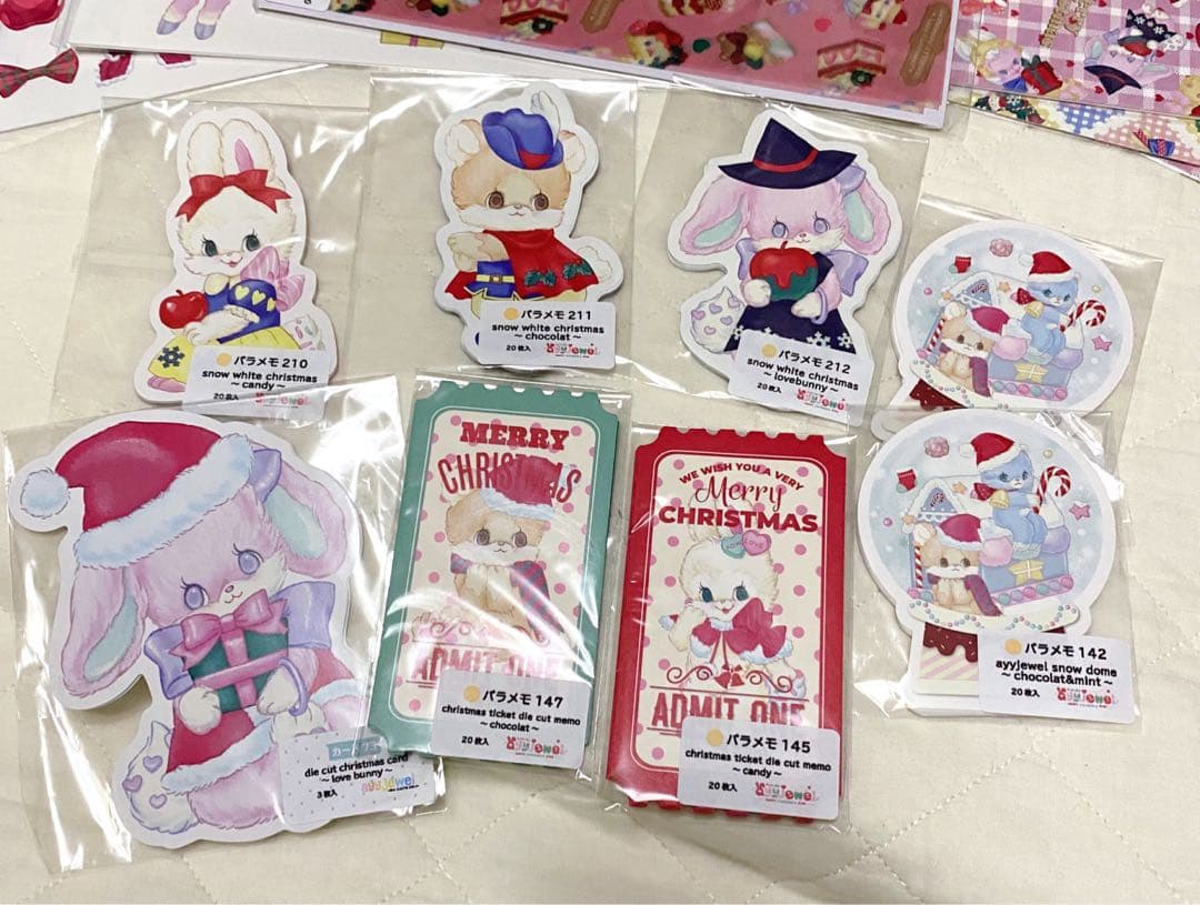 ayyjewelアイジュエル様クリスマスワーク缶 デザペ・メモ・テープセット