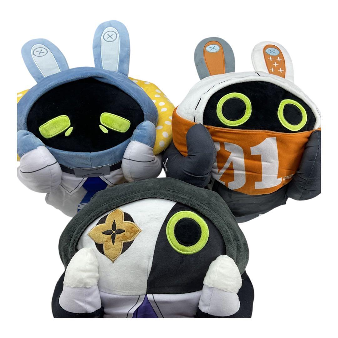 GIGO限定 ゼンゼロ ボンプ 寝そべりぬいぐるみ 3種 コンプセット