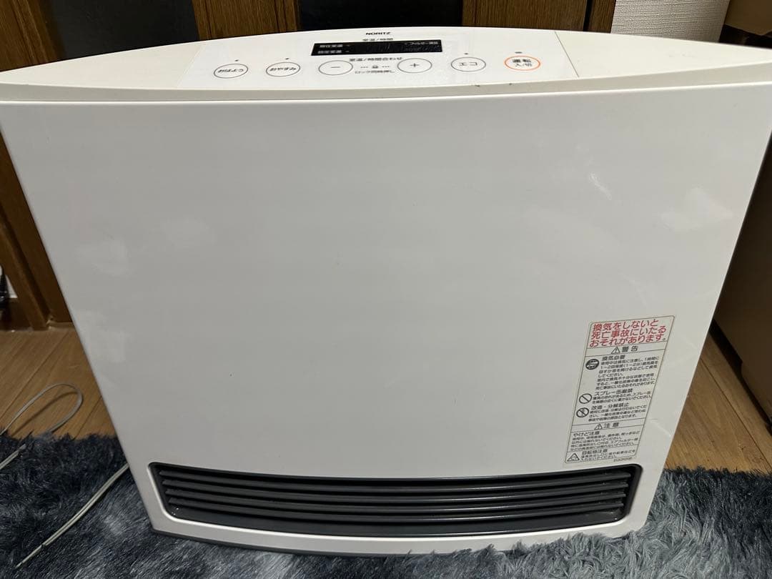 ②ノーリツ　ガスファンヒーター GFH-4003S都市ガス用　ホース付1週間保証 Yahoo!オークション -「ノーリツ ガスファンヒーター gfh-4003s-w5」の