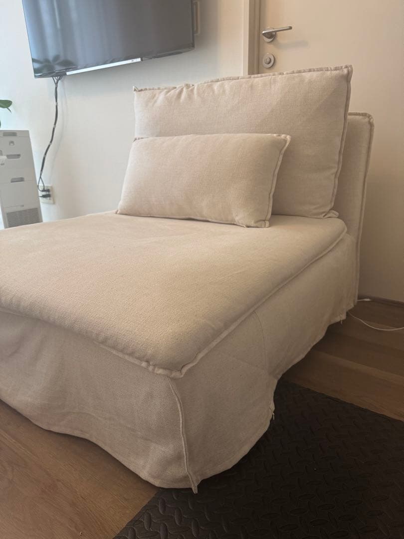 【ほぼ未使用】IKEA ソーデルハムン　1人掛け SÖDERHAMN ソーデルハムン 1人掛けソファセクション, ヴィーアルプ