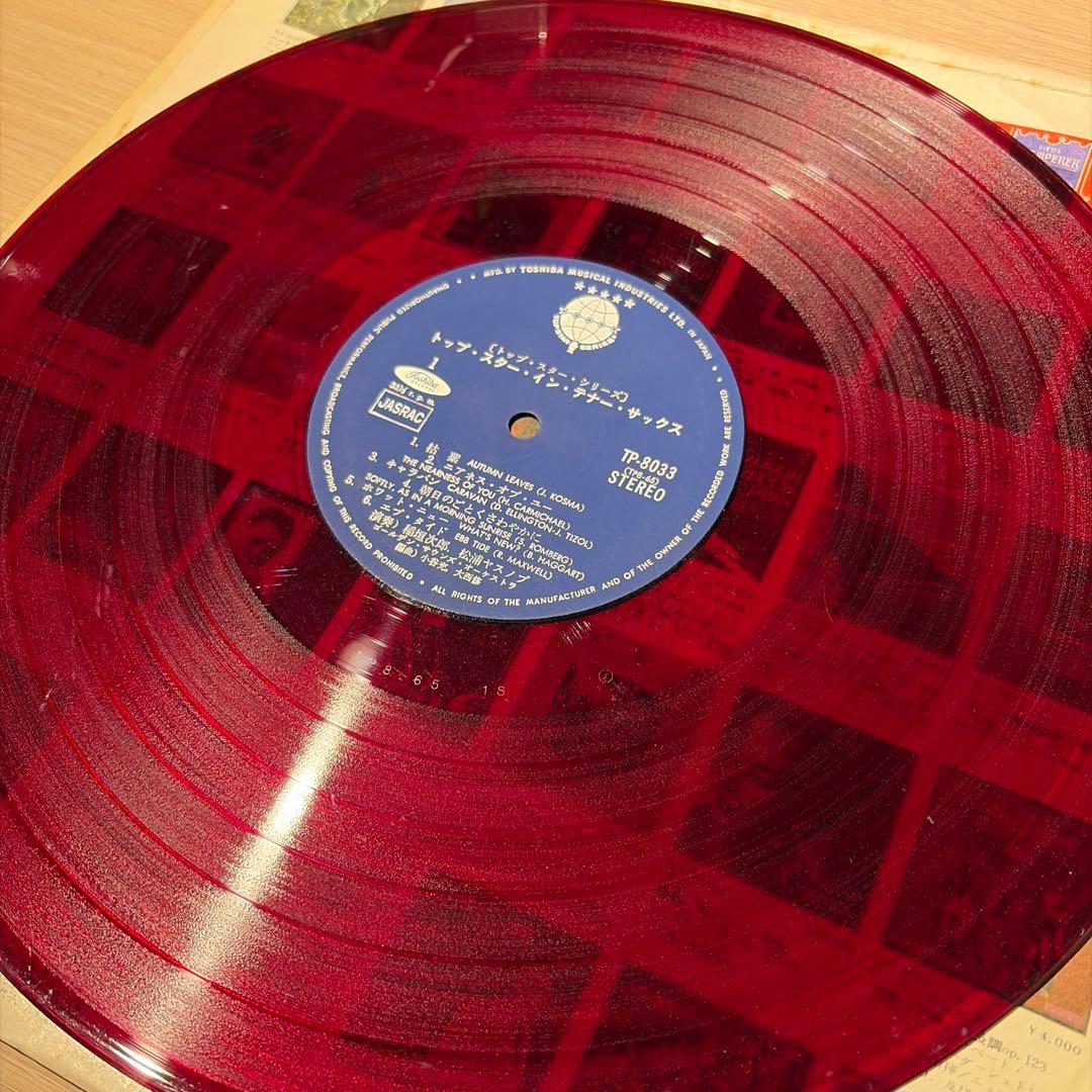 レコード] 稲垣次郎 TOP STARS IN TENOR SAX LP