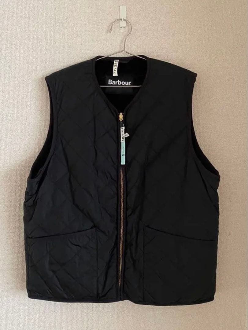 Barbour green label relaxing 別注リバーシブルベスト