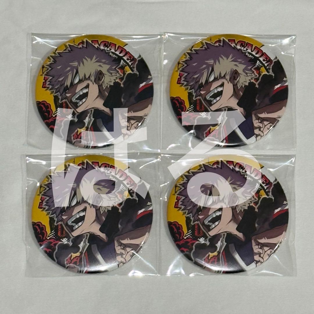 僕のヒーローアカデミア コレクション缶バッジ 爆豪勝己 4点纏め売り