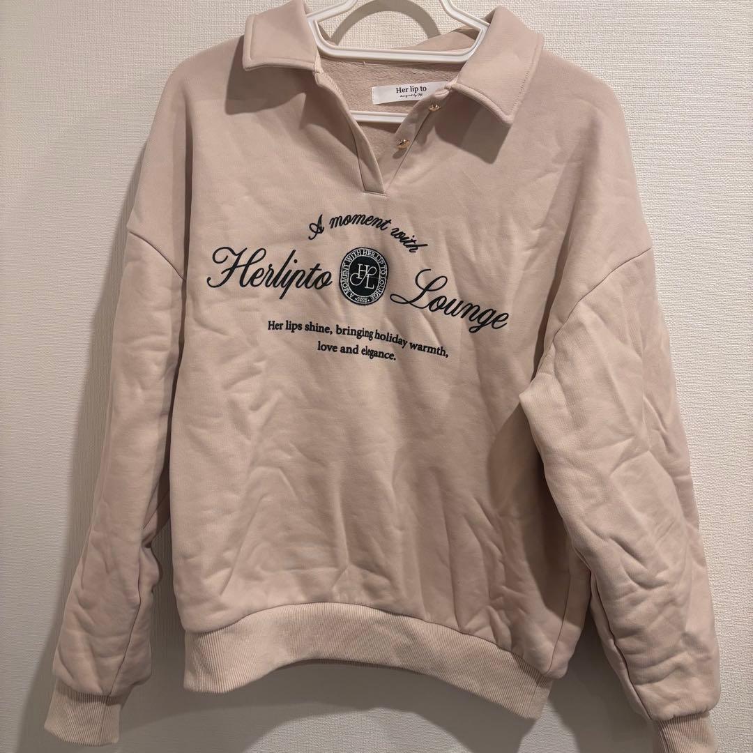 Herlipto HLT Lounge Polo Sweatshirt ecru - メルカリ