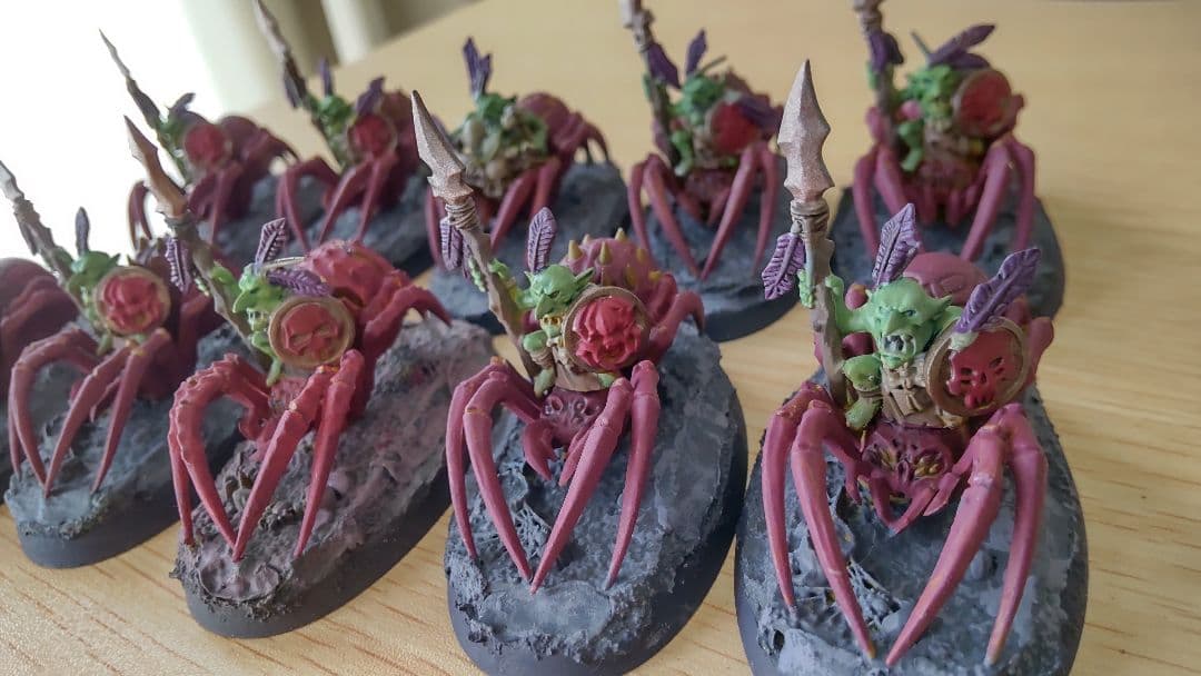 Gloomspite Gitz Spider Riders x10 - メルカリ