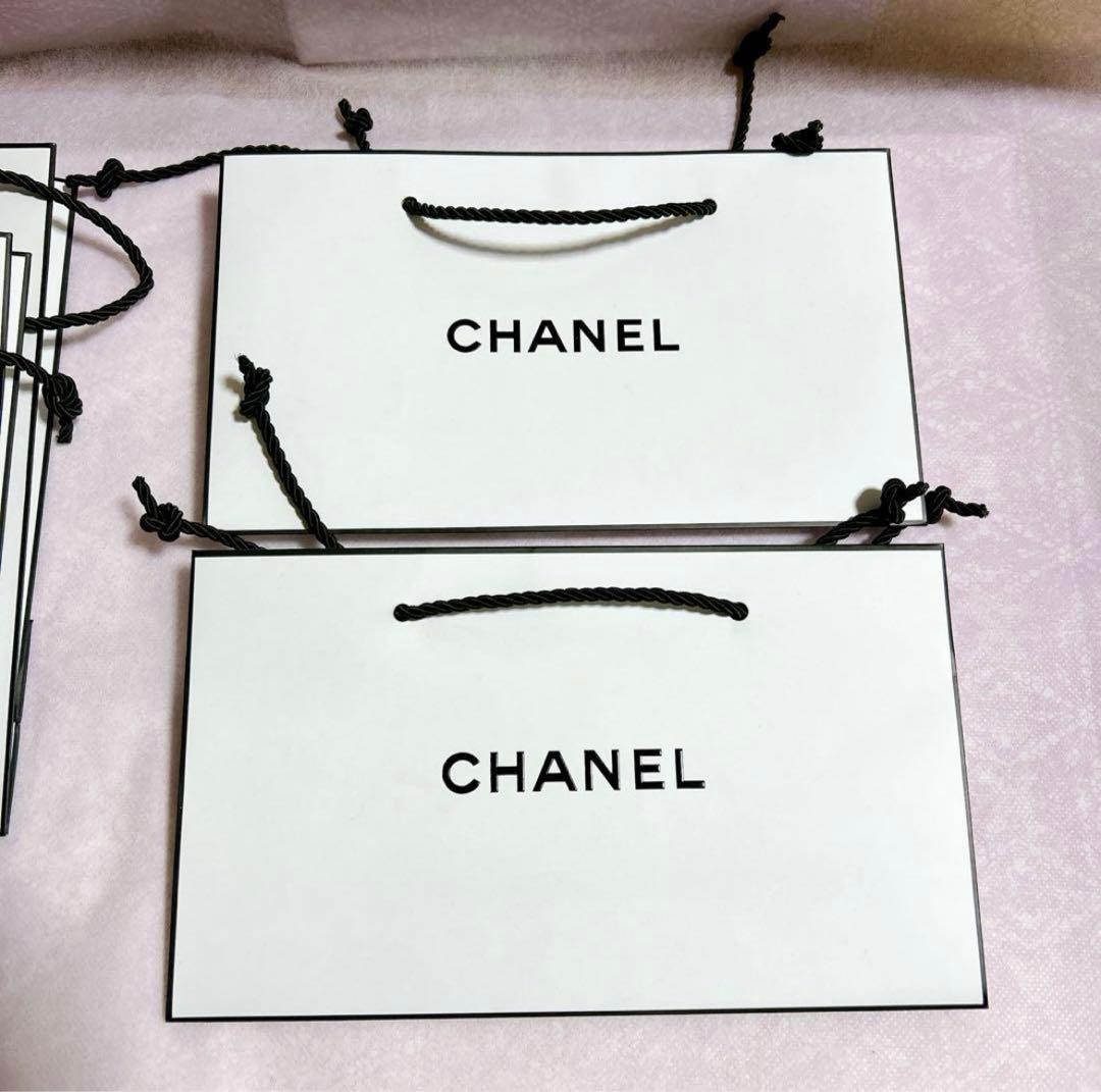 シャネル ショッパー 中サイズ ショップ袋 5枚セット ブランド紙袋