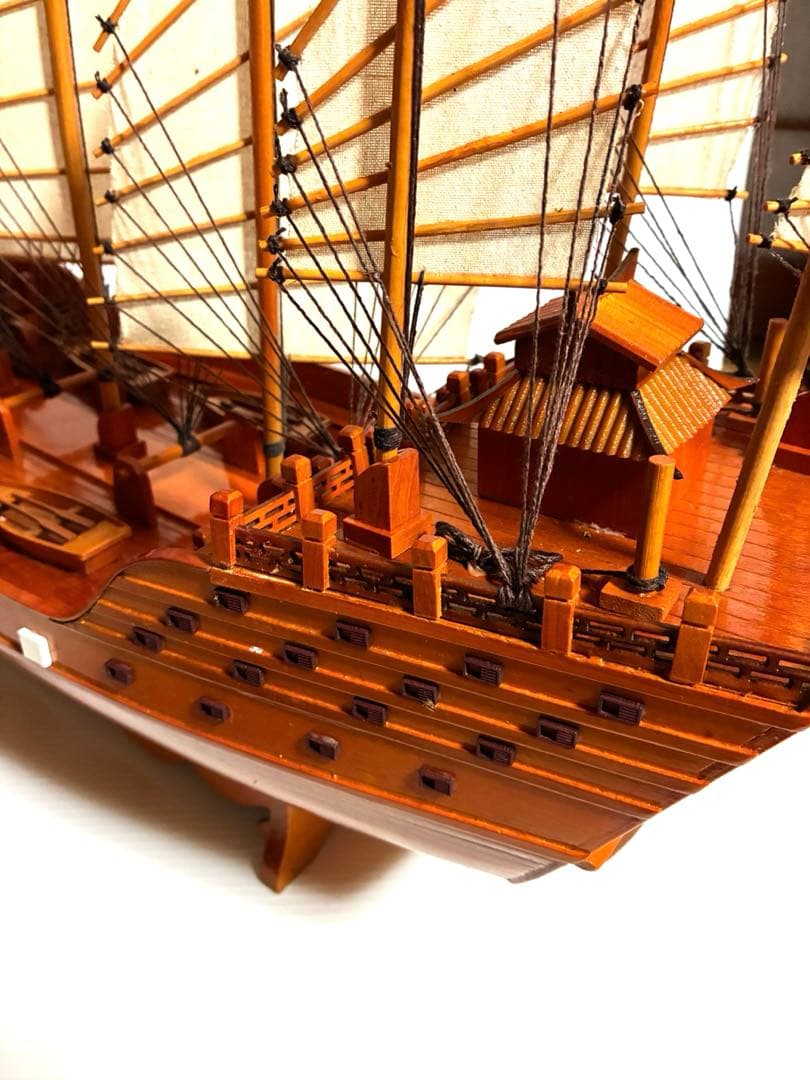 希少品 椴松 帆船模型 鄭和『宝船』 - メルカリ