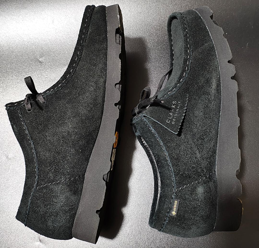 25.5cm ワラビーゴアテックス Wallabee GTX ブラックスエード