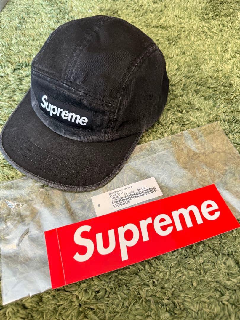 Supreme Washed chino Twill Camp Cap キャップ Washed Chino Twill Camp Cap - Shop - Supreme
