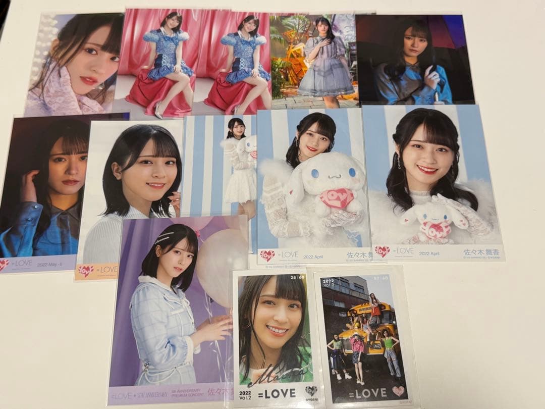 イコラブ ＝LOVE 佐々木舞香 生写真 ミニフォト まとめ売り 13枚