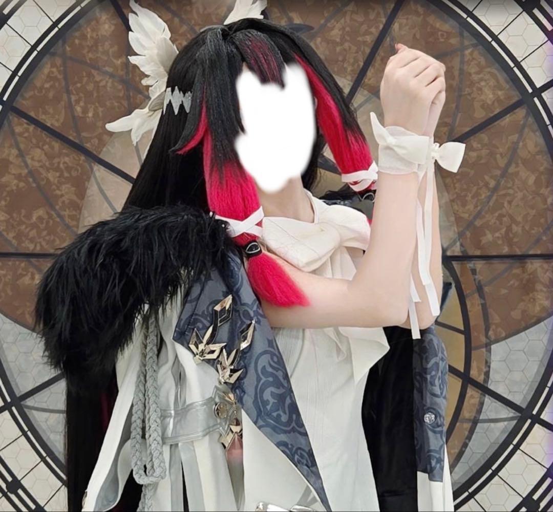 原神 コロンビーナ 少女 コスプレ フルセット ウィッグ ファデュイ 猫屋小舗 原神 コスプレ ファデュイ 執行官 少女 コロンビーナ ウィッグ