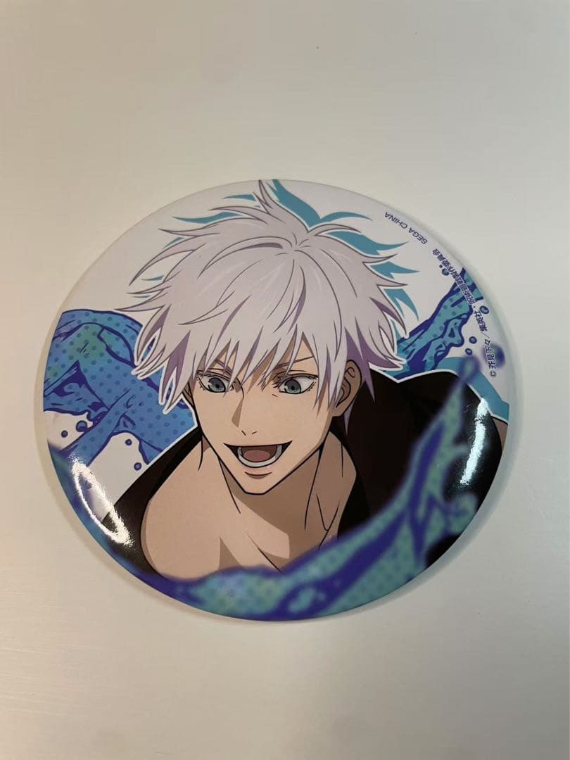 呪術廻戦セガラッキーくじ SPLASHBATTLE 希少 五条悟 缶バッジ1点 呪術廻