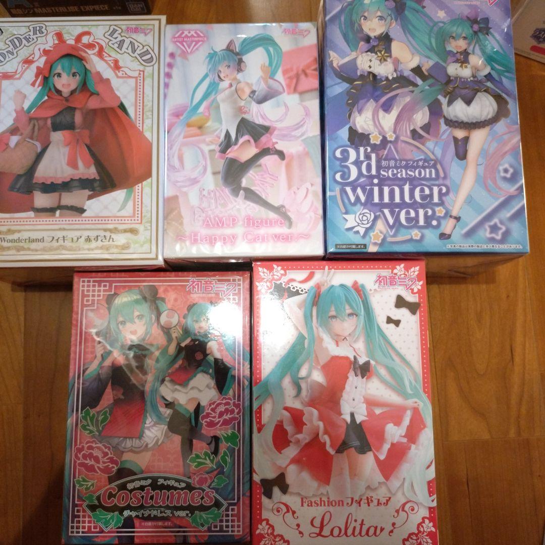 初音ミクプライズフィギュア5種セット