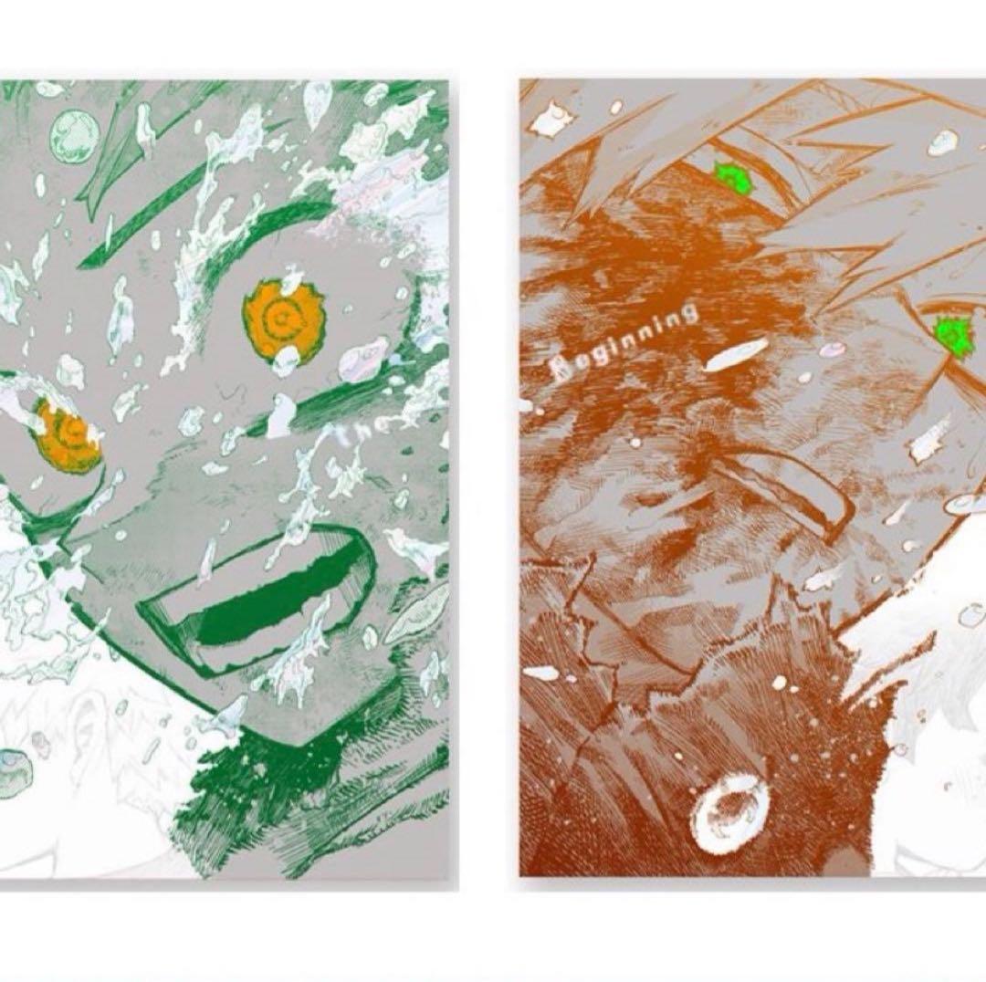 僕のヒーローアカデミア原画展 A2ポスター2枚セット　The Beginning The beginning ポスター ヒロアカ 原画展 ヒロアカ 原画展 A2アート
