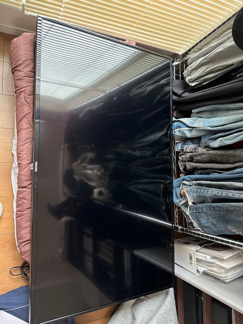 送料込みVEZER 50インチ　液晶テレビ 本体 リモコン・スタンド付き　地上波 SANWA SUPPLY（サンワサプライ） デジタルサイネージスタンド テレビ