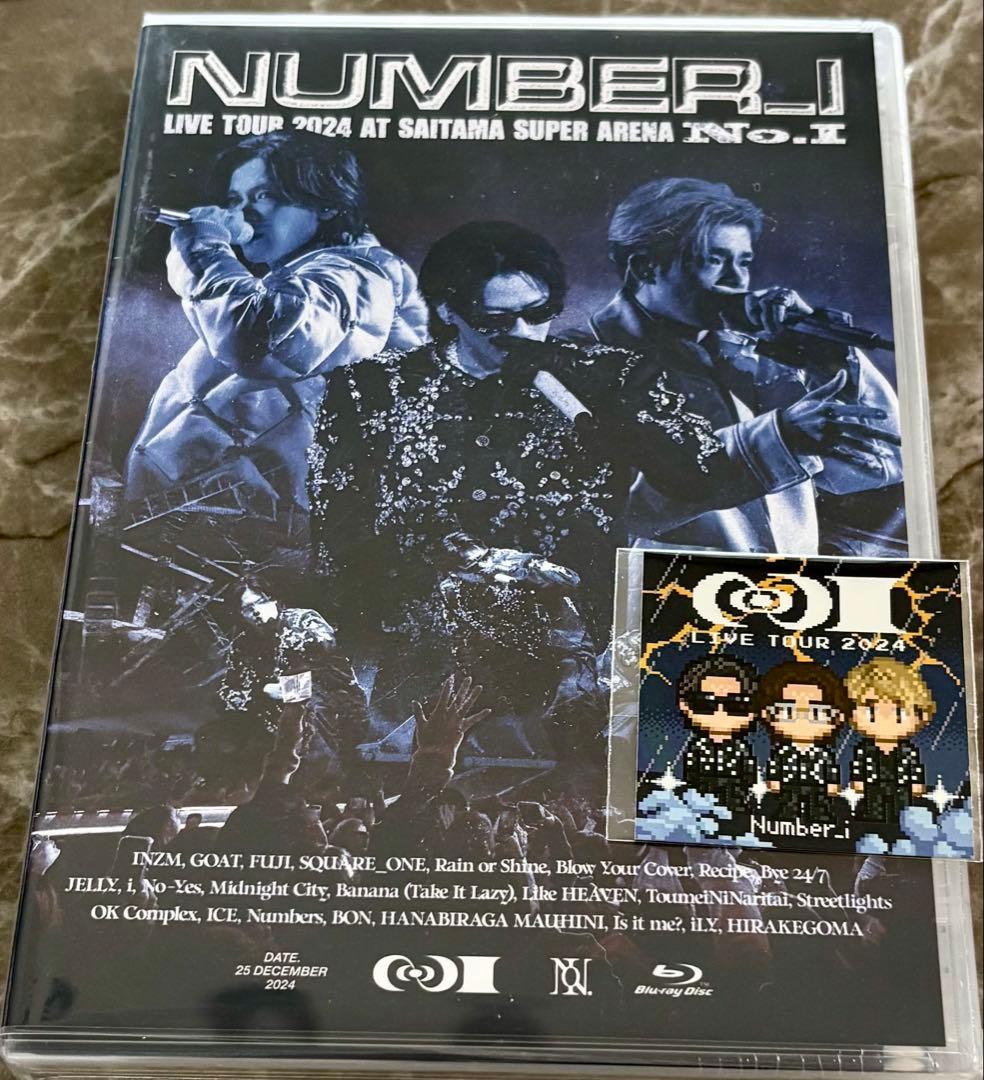 新品〗Number_i LIVE TOUR 2024 No.Ⅰ ステッカー付き - メルカリ