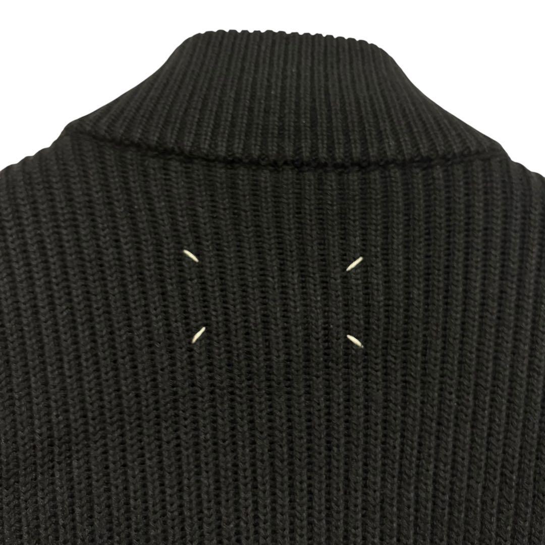 初期/マルタンマルジェラ10／ドライバーズニットベスト/ミスディアナ/黒/M