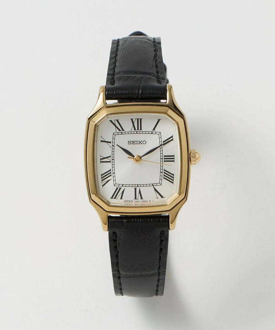 nonUNITED ARROWS 【別注】＜SEIKO＞スクエア レザー UNITED ARROWS 【別注】＜SEIKO＞スクエア レザー 腕時計2 （BLACK