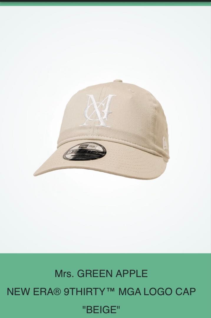 Mrs.GREEN APPLE NEW ERAミセスグリーンアップル　ピンズ付き 限定品 Mrs. GREEN APPLE × NEW ERA キャップ ピンズ - メルカリ