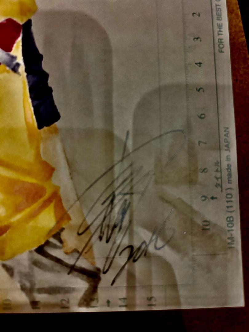 東山むつき 直筆サイン入り カラー原画 水彩 - メルカリ