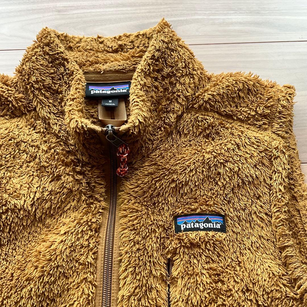 patagonia フリース ベスト ブラウン M - メルカリ